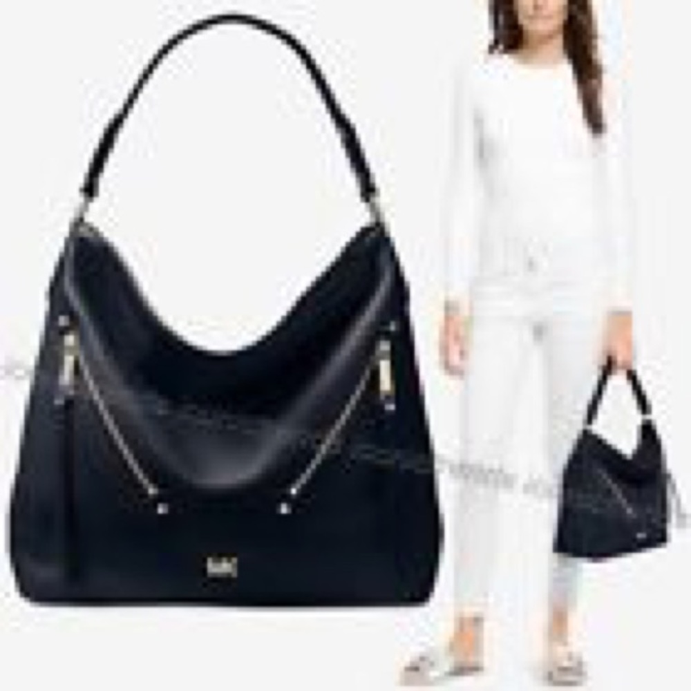 NWOT Michael Kors Evie Large Hobo bag Navy!